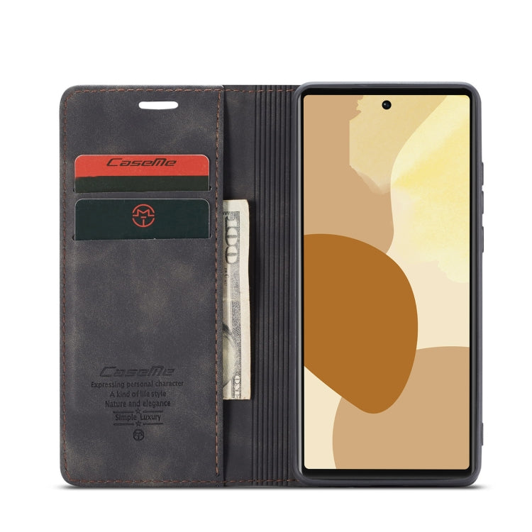 For Google Pixel 6 Pro CaseMe 013 Multifunctional Horizontal Flip Leather Phone Case with Card Slot & Holder & Wallet(Black) - Google Cases by CaseMe | Online Shopping South Africa | PMC Jewellery | Buy Now Pay Later Mobicred