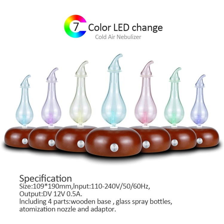 Wood Essential Oil Diffuser Aromatherapy Machine Automatic Alcohol Sprayer, Plug Specification:AU Plug(Light Brown) - free shipping - PMC TechLife - Order now!
