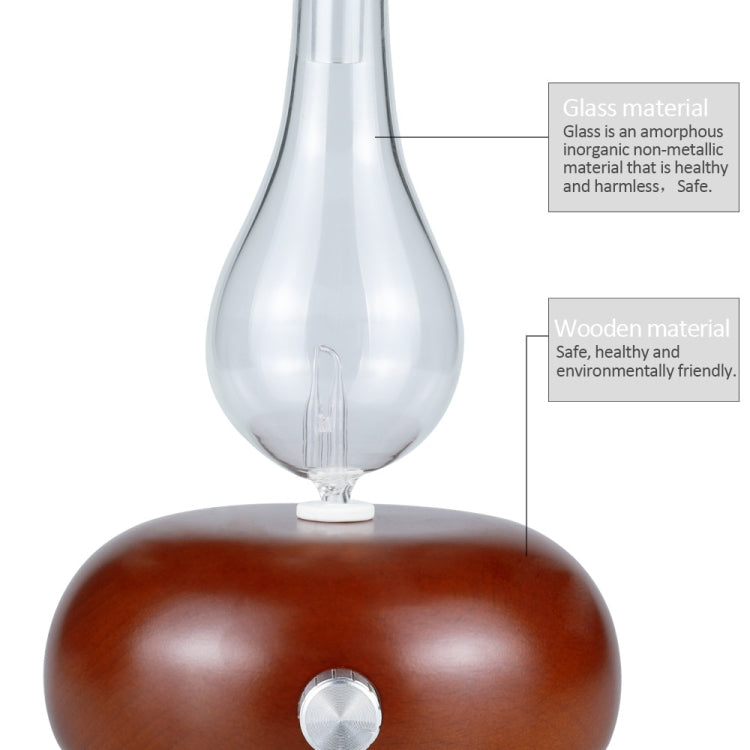 Wood Essential Oil Diffuser Aromatherapy Machine Automatic Alcohol Sprayer, Plug Specification:US Plug(Dark Brown) - free shipping - PMC TechLife - Order now!