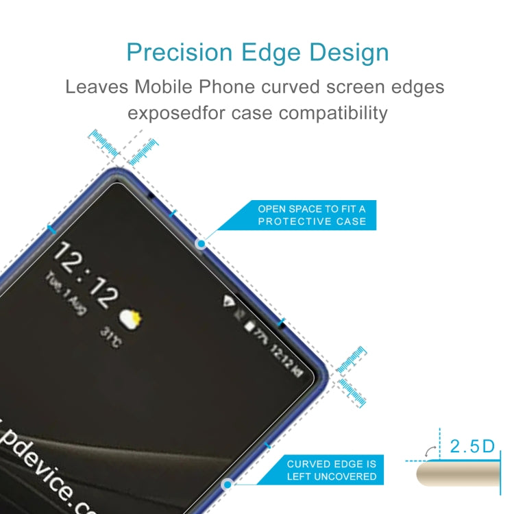 10 PCS 0.26mm 9H 2.5D Tempered Glass Film For Doogee MIX Lite - For Doogee by PMC Jewellery | Online Shopping South Africa | PMC Jewellery | Buy Now Pay Later Mobicred