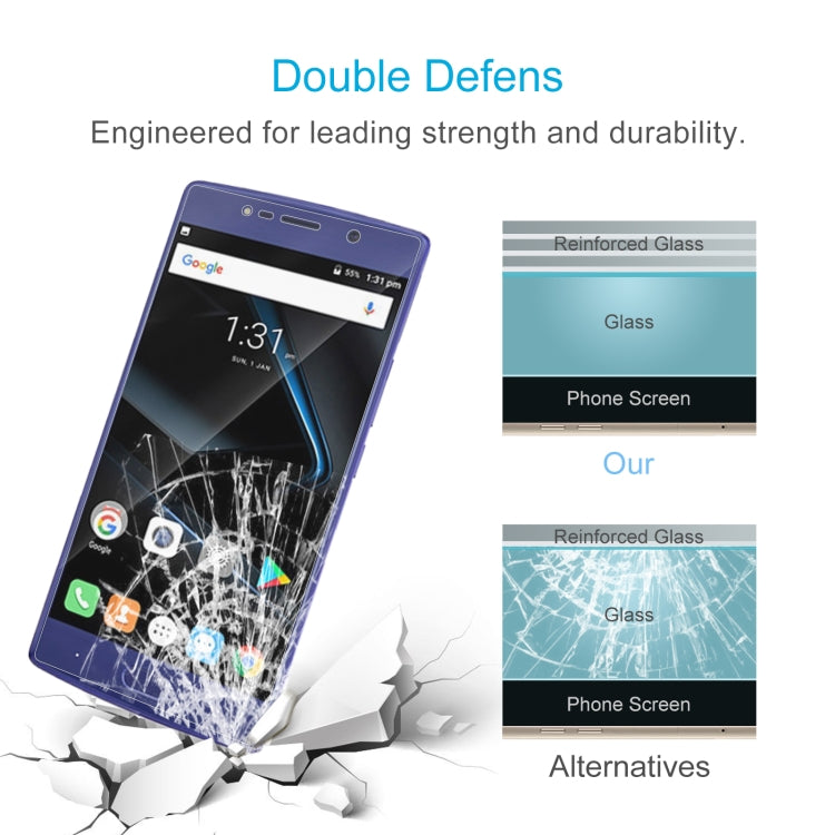 50 PCS 0.26mm 9H 2.5D Tempered Glass Film For Doogee BL7000 - For Doogee by PMC Jewellery | Online Shopping South Africa | PMC Jewellery | Buy Now Pay Later Mobicred