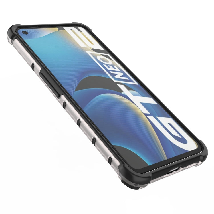 For OPPO Realme GT Neo2 5G Shockproof Honeycomb PC + TPU Phone Case(Black) - Realme Cases by PMC TechLife | Online Shopping South Africa | PMC TechLife | Buy Now Pay Later Mobicred