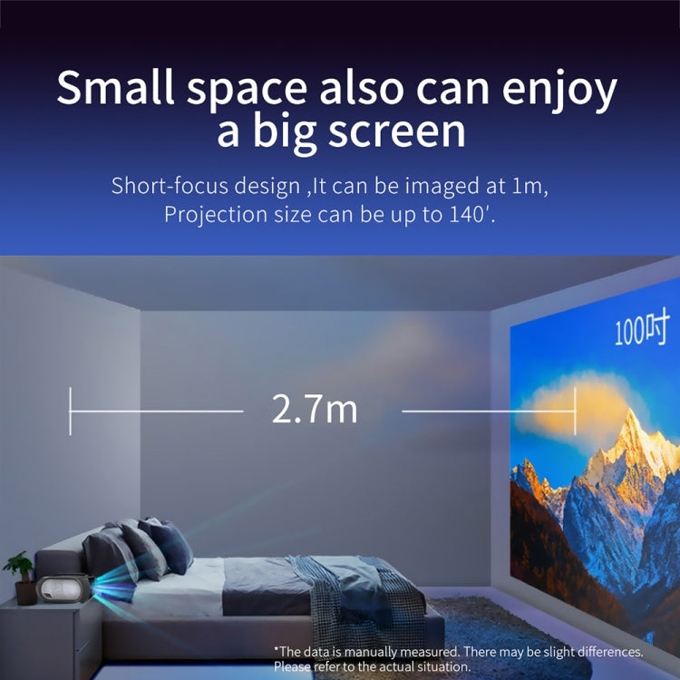 T7 1920x1080P 200 ANSI Portable Home Theater LED HD Digital Projector, Basic Version, AU Plug(Black) - LED Projector by PMC TechLife | Online Shopping South Africa | PMC TechLife | Buy Now Pay Later Mobicred