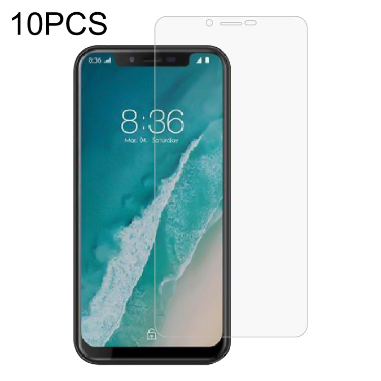 10 PCS 0.26mm 9H 2.5D Tempered Glass Film For Ulefone X - Ulefone Tempered Glass by PMC Jewellery | Online Shopping South Africa | PMC Jewellery | Buy Now Pay Later Mobicred