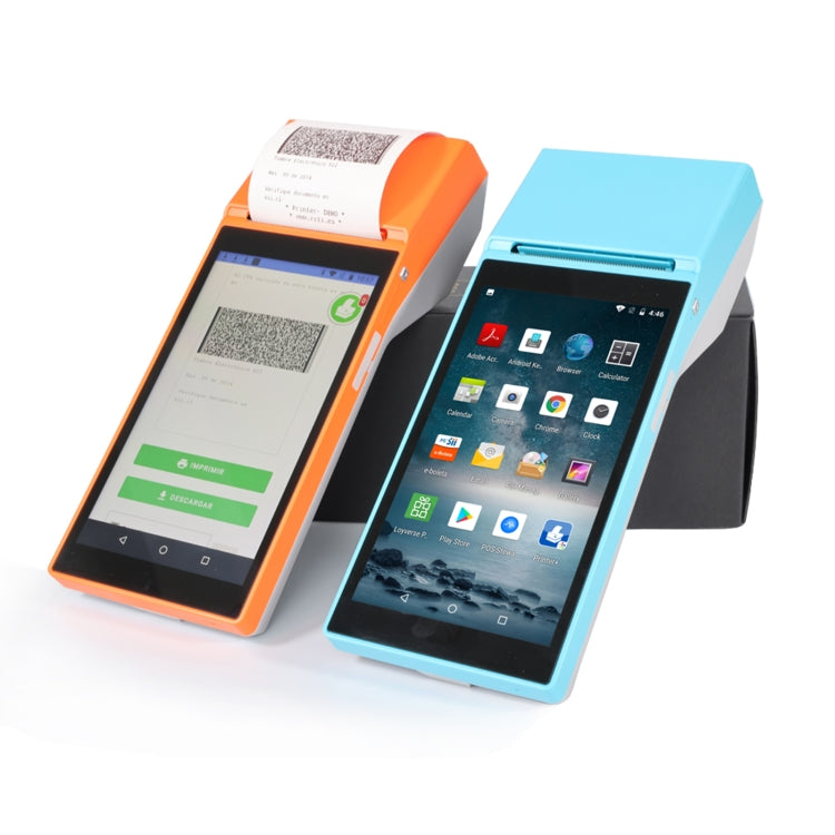 SGT-SP01 5.5 inch HD Screen Handheld POS Receipt Printer, Basic Version, AU Plug(Orange) - Receipt Printers by PMC Jewellery | Online Shopping South Africa | PMC Jewellery | Buy Now Pay Later Mobicred