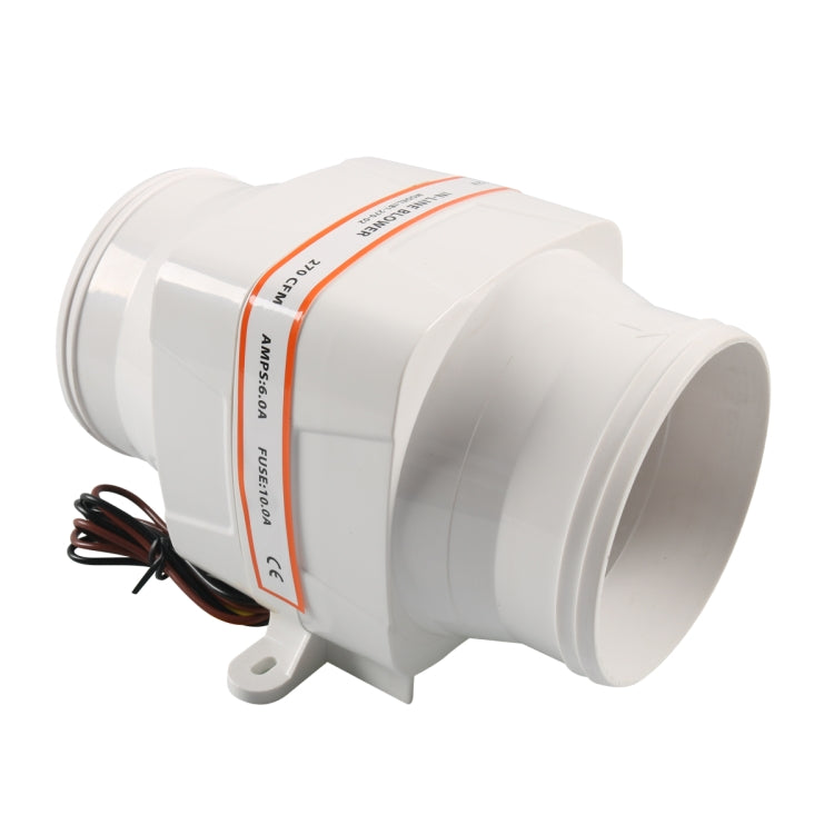 A6608-01 4 inch 12V 6-Blade Yacht Exhaust Fan - free shipping - PMC TechLife - Order now!