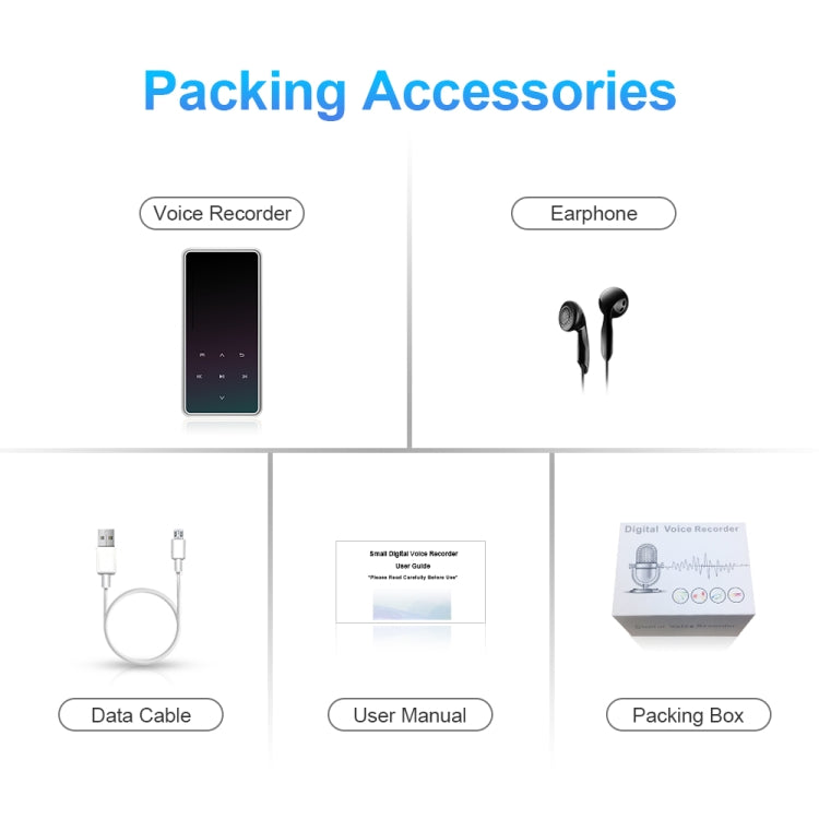 M12 Multifunctional Portable Bluetooth Player, Capacity:4GB(Silver) - free shipping - PMC TechLife - Order now!