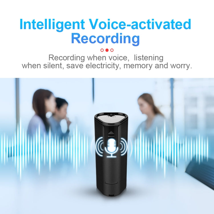 Q51 Intelligent HD Noise Reduction Remote Voice Control Recorder, Capacity:8GB(Black) - Recording Pen by PMC Jewellery | Online Shopping South Africa | PMC Jewellery | Buy Now Pay Later Mobicred