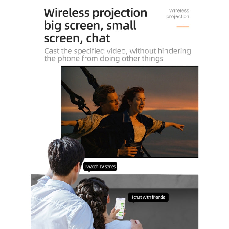 T20 320x240 400 Lumens Portable Home Theater LED HD Digital Projector, Same Screen Version, US Plug(White Yellow) - free shipping - PMC TechLife - Order now!