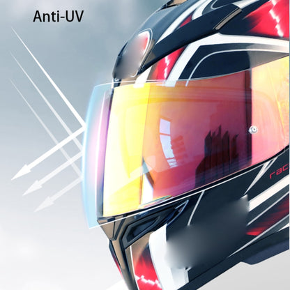 Motorcycle Helmet Visor Anti-UV Wind Shield Lens For AGV K1 / K3SV / K5(Electroplated Red) - Helmets by PMC Jewellery | Online Shopping South Africa | PMC Jewellery