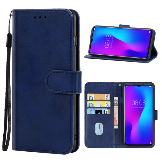 Leather Phone Case For Doogee N20 Pro(Blue) - More Brand by PMC Jewellery | Online Shopping South Africa | PMC Jewellery | Buy Now Pay Later Mobicred