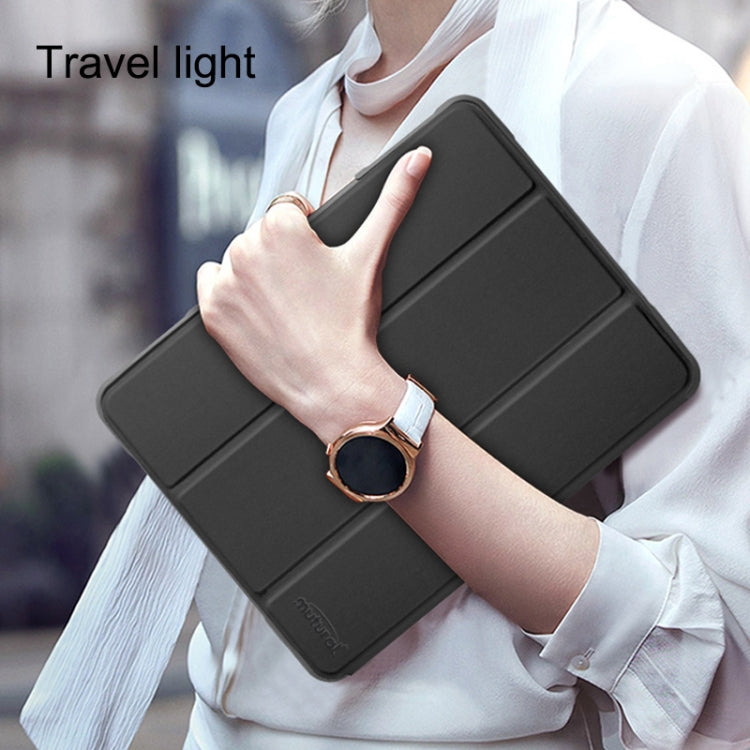 For iPad Pro 10.5 Mutural Horizontal Flip PC + TPU + PU Leather Case with Holder & Pen Slot(Blue) - free shipping - PMC TechLife - Order now!