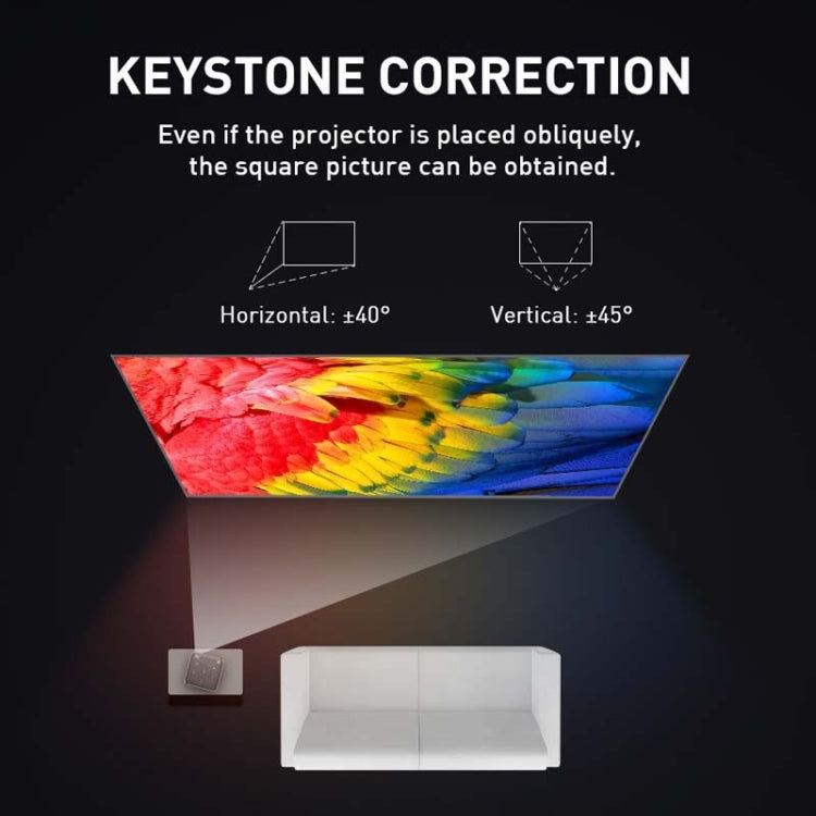 P11 854x480 DLP Smart Projector With Infrared Remote Control, Android 9.0, 4GB+32GB, US Plug - free shipping - PMC Jewellery - Order now!