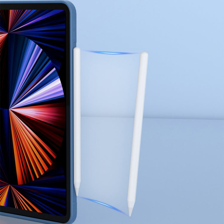 For iPad Pro 11 inch 2022 / 2021 / 2020 Mutural Silicone Microfiber Tablet Case(Sky Blue) - free shipping - PMC TechLife - Order now!