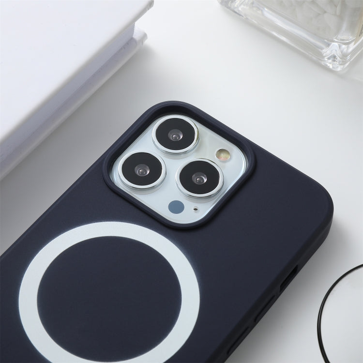 For iPhone 13 mini Silicone Magsafe Phone Case (Black) - iPhone 13 mini Cases by PMC TechLife | Online Shopping South Africa | PMC TechLife