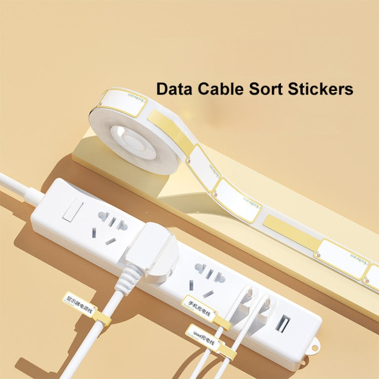 12.5 x 99mm 70 Sheets Thermal Label Data Cable Sort Stickers For NiiMbot D101 / D11(Lucky You) - Printing Paper by PMC Jewellery | Online Shopping South Africa | PMC Jewellery | Buy Now Pay Later Mobicred