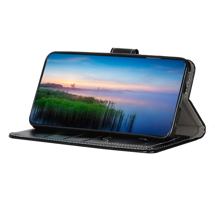 For OPPO Reno7 5G Retro Crazy Horse Texture Horizontal Flip Leather Phone Case(Black) - OPPO Cases by PMC TechLife | Online Shopping South Africa | PMC TechLife | Buy Now Pay Later Mobicred
