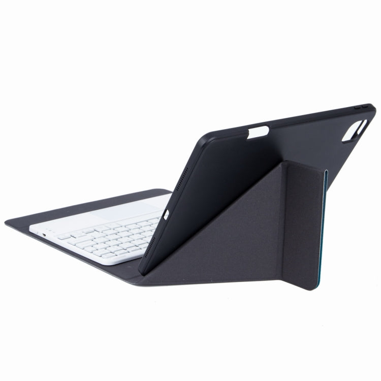 H-102CS Touch Backlight Bluetooth Keyboard Leather Case with Rear Three-fold Holder For iPad 10.2 2020 & 2019 / Pro 10.5 inch(Rainbow) - Universal by PMC TechLife | Online Shopping South Africa | PMC TechLife
