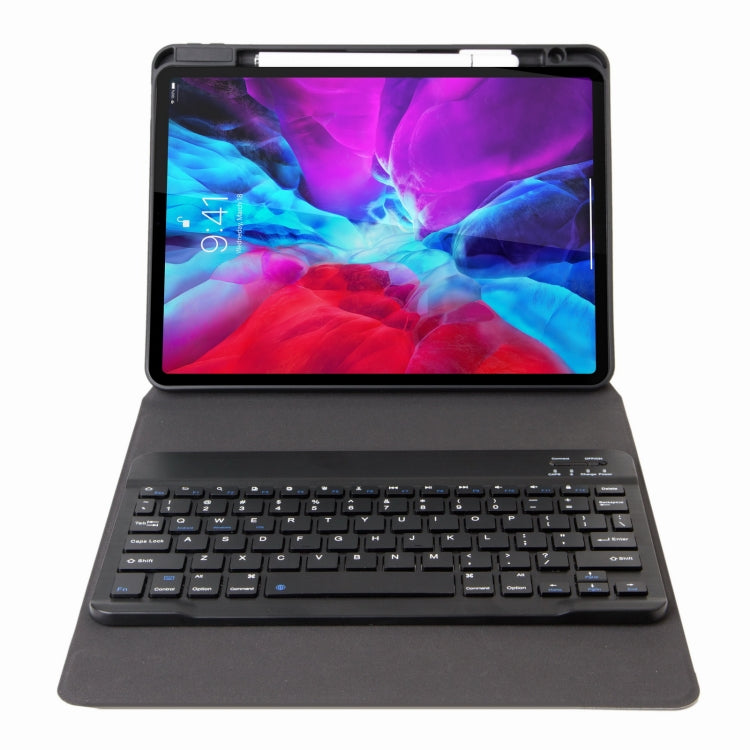 H-097 Bluetooth Keyboard Leather Case with Rear Three-fold Holder For iPad 9.7 2018 & 2017(Black) - Universal by PMC TechLife | Online Shopping South Africa | PMC TechLife