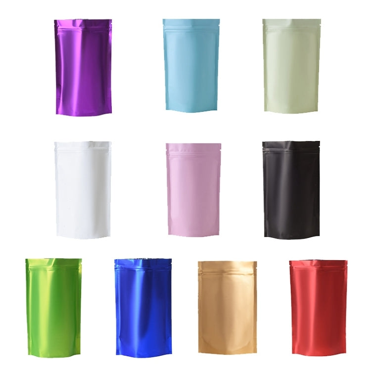 100 PCS/Set Matte Aluminum Foil Snack Stand-up Pouch, Size:14x20+4cm(Purple) - Preservation Supplies by PMC TechLife | Online Shopping South Africa | PMC TechLife | Buy Now Pay Later Mobicred