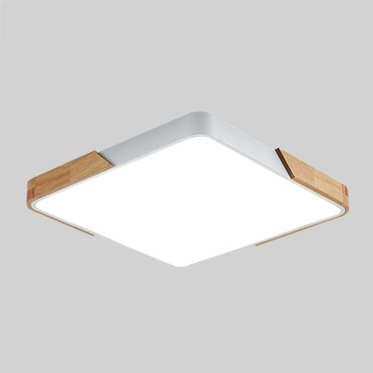 Wood Macaron LED Square Ceiling Lamp, White Light, Size:60cm(White) - Celling Lights & Chandeliers by PMc TechLife | Online Shopping South Africa | PMc TechLife | Buy Now Pay Later Mobicred