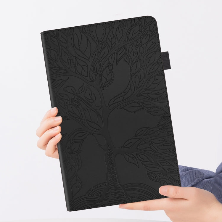 For Amazon Kindle Paperwhite 5 2021 Life Tree Series Leather Tablet Case(Black) - Amazon by PMC TechLife | Online Shopping South Africa | PMC TechLife | Buy Now Pay Later Mobicred