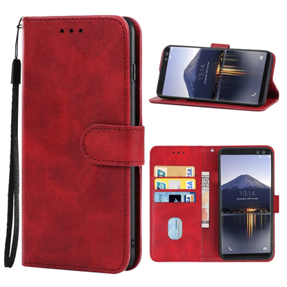 Leather Phone Case For DOOGEE BL12000 / BL12000 Pro(Red) - Doogee Cases by PMC Jewellery | Online Shopping South Africa | PMC Jewellery | Buy Now Pay Later Mobicred