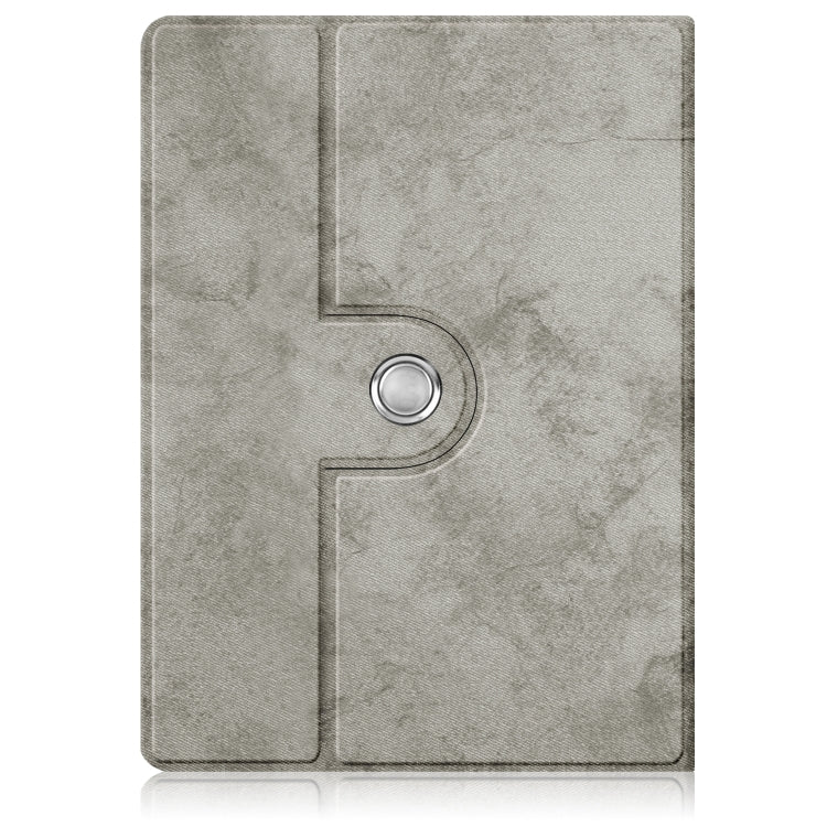For Realme PocketBook PB970 360 Degrees Rotation Leather Tablet Case(Grey) - Realme by PMC TechLife | Online Shopping South Africa | PMC TechLife | Buy Now Pay Later Mobicred