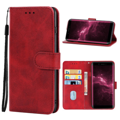 Leather Phone Case For DOOGEE X60L(Red) - Doogee Cases by PMC Jewellery | Online Shopping South Africa | PMC Jewellery | Buy Now Pay Later Mobicred