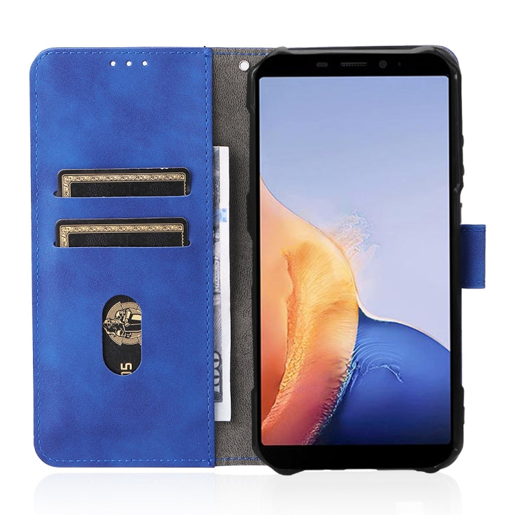 For Ulefone Armor X9 Skin Feel Magnetic Buckle Calf Texture PU Phone Case(Blue) - Ulefone Cases by PMC Jewellery | Online Shopping South Africa | PMC Jewellery | Buy Now Pay Later Mobicred