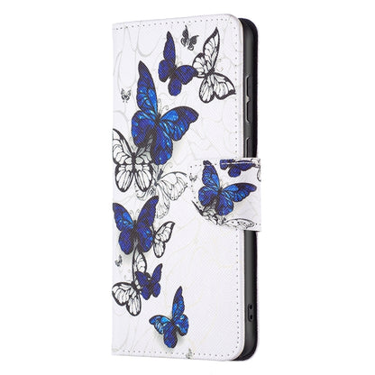 For Samsung Galaxy A33 5G Colored Drawing Leather Phone Case(Butterflies) - Galaxy Phone Cases by PMC Jewellery | Online Shopping South Africa | PMC Jewellery