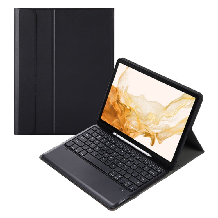 A800B Split Bluetooth Keyboard Leather Case with Holder & Pen Slot For Samsung Galaxy Tab S8+ X800(Black) - free shipping - PMC TechLife - Order now!