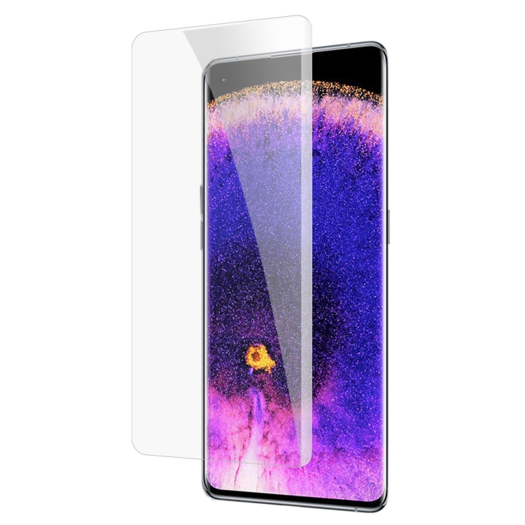 UV Liquid Curved Full Glue Tempered Glass Film For OPPO Find X5 Pro / Find X3 Pro - OPPO Tempered Glass by PMC Jewellery | Online Shopping South Africa | PMC Jewellery