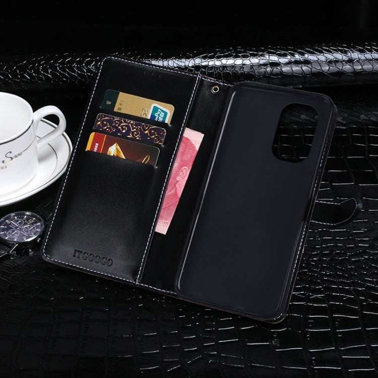 For Ulefone Note 13P idewei Crocodile Texture Horizontal Flip Phone Leather Phone Case(Black) - free shipping - PMC Jewellery - Order now!