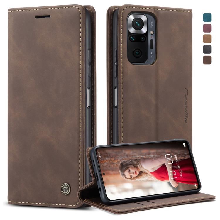 For Samsung Galaxy S22 Ultra 5G CaseMe 013 Multifunctional Leather Phone Case(Coffee) - free shipping - PMC Jewellery - Order now!