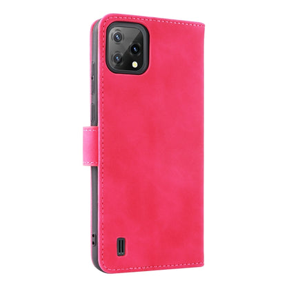 For Blackview A55 Skin Feel Magnetic Buckle Leather Phone Case(Rose Red) - More Brand by PMC Jewellery | Online Shopping South Africa | PMC Jewellery | Buy Now Pay Later Mobicred