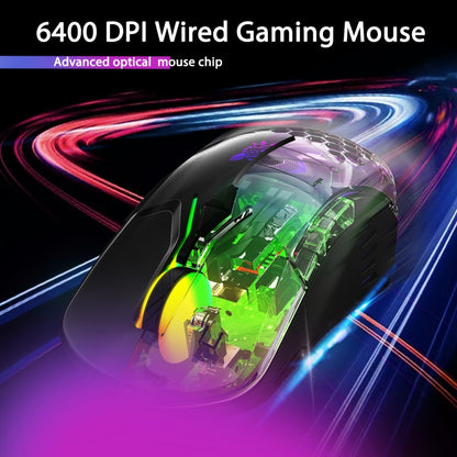 ONIKUMA CW902 RGB Lighting Wired Mouse(Black) - Wired Mice by ONIKUMA | Online Shopping South Africa | PMC Jewellery | Buy Now Pay Later Mobicred