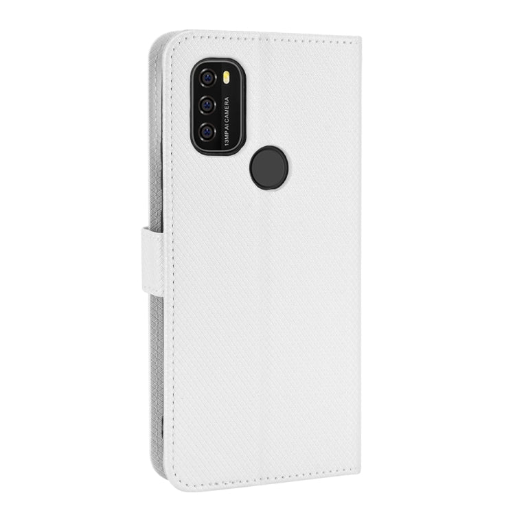For Blackview A70 2021 Diamond Texture Leather Phone Case(White) - More Brand by PMC TechLife | Online Shopping South Africa | PMC TechLife