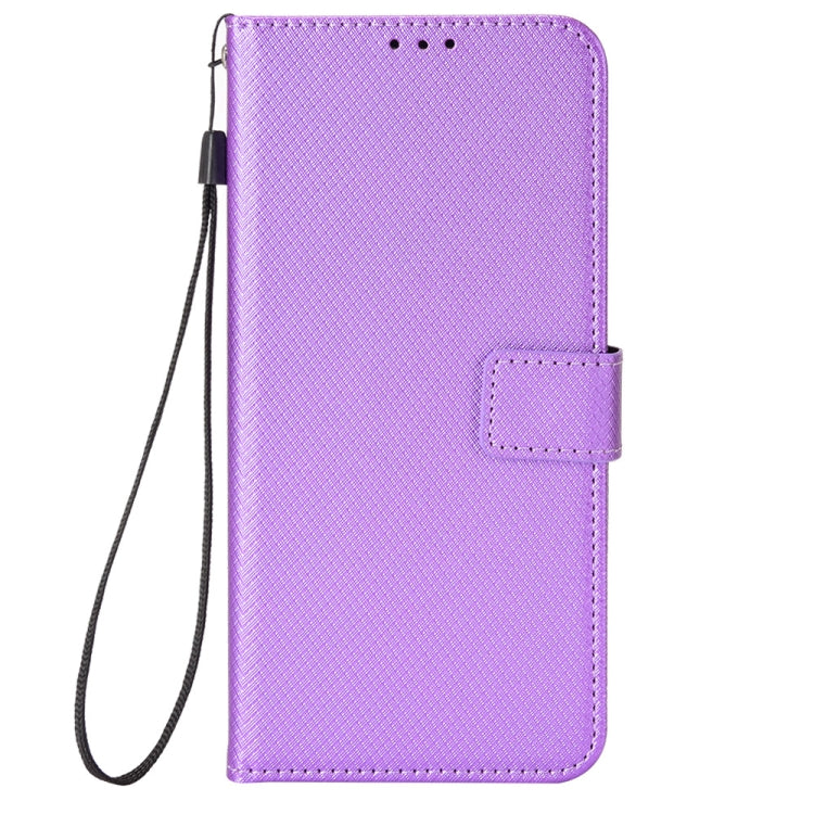 For Blackview A70 2021 Diamond Texture Leather Phone Case(Purple) - More Brand by PMC TechLife | Online Shopping South Africa | PMC TechLife | Buy Now Pay Later Mobicred
