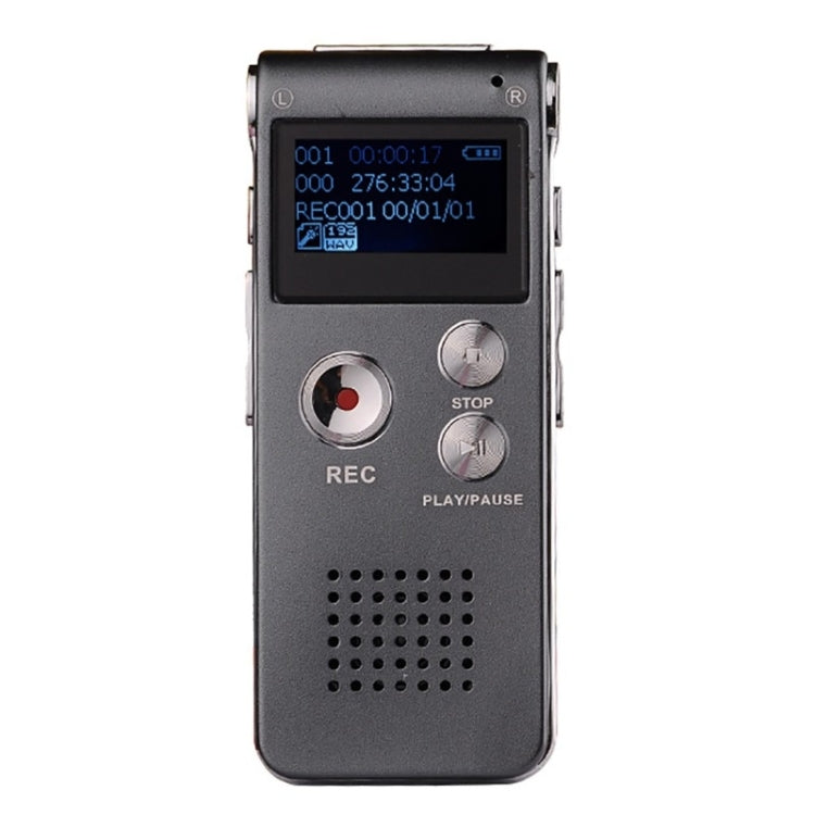 SK-012 4GB USB Dictaphone Digital Audio Voice Recorder with WAV MP3 Player VAR Function(Grey) - Other Style by PMC Jewellery | Online Shopping South Africa | PMC Jewellery | Buy Now Pay Later Mobicred