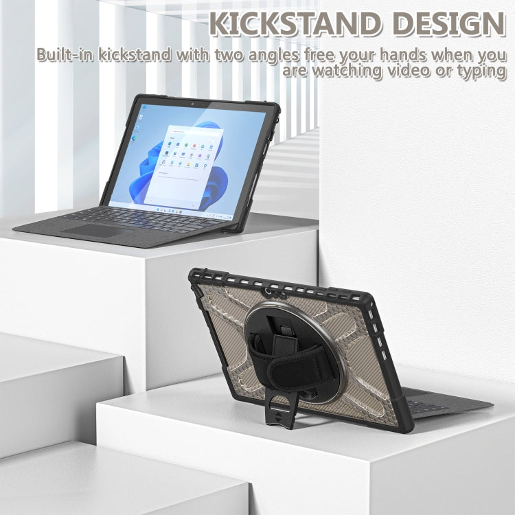 For MicroSoft Surface Pro 4 / 5 / 6 / 7 TPU + PC Tablet Case(Tea Color) - Others by PMC TechLife | Online Shopping South Africa | PMC TechLife | Buy Now Pay Later Mobicred