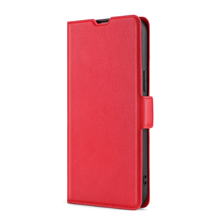 For Doogee Y8 Ultra-thin Voltage Side Buckle PU + TPU Leather Phone Case(Red) - More Brand by PMC Jewellery | Online Shopping South Africa | PMC Jewellery | Buy Now Pay Later Mobicred