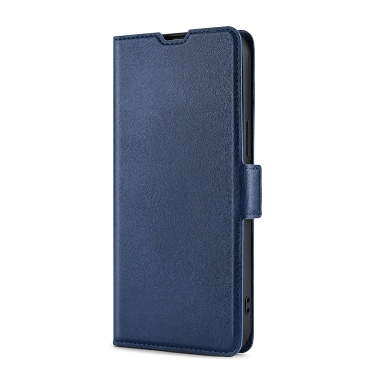 For Blackview A70 Ultra-thin Voltage Side Buckle PU + TPU Leather Phone Case(Blue) - More Brand by PMC Jewellery | Online Shopping South Africa | PMC Jewellery | Buy Now Pay Later Mobicred