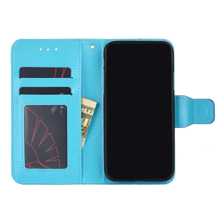 For Google Pixel 5 XL 5G / Pixel 4A  5GCrystal Texture Leather Phone Case(Light Blue) - Google Cases by PMC TechLife | Online Shopping South Africa | PMC TechLife