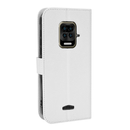 For Doogee S59 / S59 Pro Diamond Texture Leather Phone Case(White) - Doogee Cases by PMC Jewellery | Online Shopping South Africa | PMC Jewellery | Buy Now Pay Later Mobicred