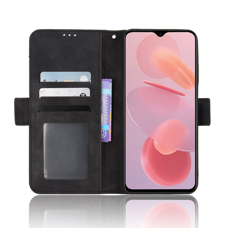 For Ulefone Note 12P Skin Feel Calf Pattern Leather Phone Case(Black) - Ulefone Cases by PMC Jewellery | Online Shopping South Africa | PMC Jewellery | Buy Now Pay Later Mobicred
