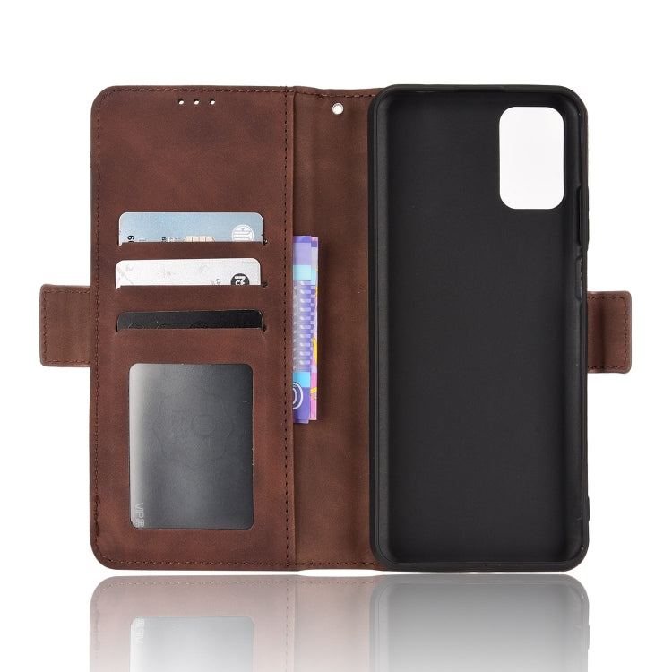 For Ulefone Note 12P Skin Feel Calf Pattern Leather Phone Case(Brown) - Ulefone Cases by PMC Jewellery | Online Shopping South Africa | PMC Jewellery | Buy Now Pay Later Mobicred