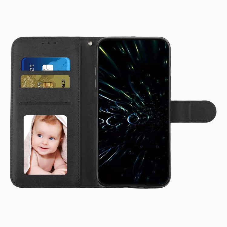 For OPPO Reno7 5G Global & Taiwan Version / Find X5 Lite Stitching Calf Texture Buckle Leather Phone Case(Black) - OPPO Cases by PMC TechLife | Online Shopping South Africa | PMC TechLife | Buy Now Pay Later Mobicred