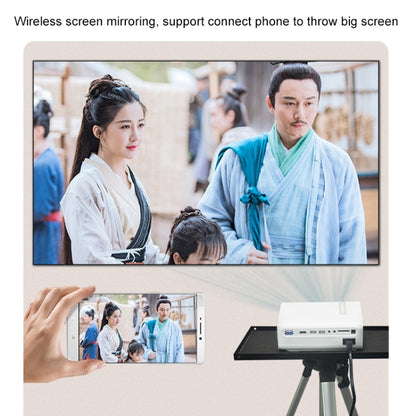 YG530 LED Small 1080P Wireless Screen Mirroring Projector, Power Plug:EU Plug(Black) - LED Projector by PMC Jewellery | Online Shopping South Africa | PMC Jewellery | Buy Now Pay Later Mobicred