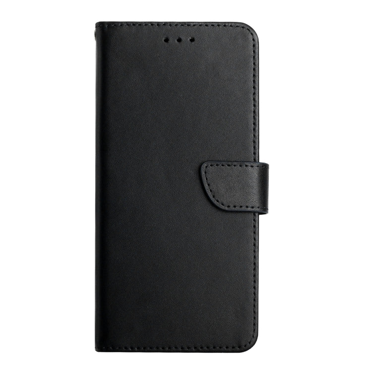 For LG K42 Genuine Leather Fingerprint-proof Flip Phone Case(Black) - LG by PMC TechLife | Online Shopping South Africa | PMC TechLife | Buy Now Pay Later Mobicred